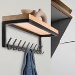 Kapstok - Industrieel - Eiken, Huis en Inrichting, Woonaccessoires | Wandplanken en Boekenplanken, Verzenden, Nieuw