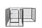 Hondenkennel | Hondenren | Puppyren | 8 panelen 80x95cm, Hondenkennel, 110 cm of meer, 65 tot 100 cm, Verzenden