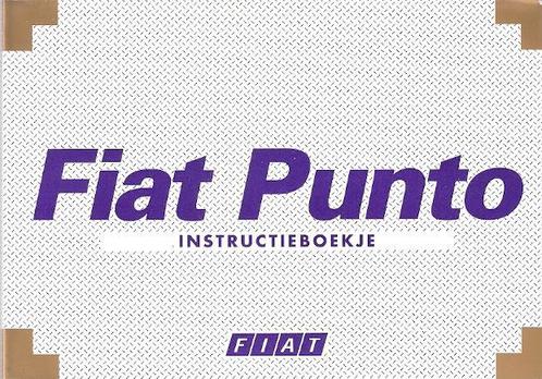Instructieboekje FIAT Punto, Auto diversen, Handleidingen en Instructieboekjes, Verzenden