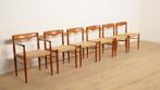 6 x eetkamerstoel | Bramin | H.W. Klein | Teak |, Huis en Inrichting, Stoelen, Ophalen of Verzenden, Nieuw