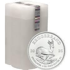 Zuid-Afrika. 25 x 2025 1 oz South African 1 Rand Silver, Postzegels en Munten, Edelmetalen en Baren