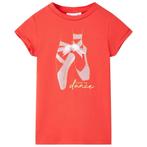 vidaXL Kindershirt 116 rood, Verzenden, Nieuw