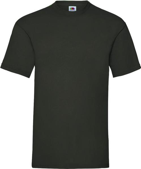 T-shirt Fruit of the Loom Value Weight Chocolade Bruin, Kleding | Heren, T-shirts, Overige kleuren, Nieuw, Overige maten