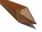 Hardhouten Paal Azobé 8.5x8.5cm geschaafd, Doe-het-zelf en Verbouw, Hout en Planken, Nieuw, Verzenden