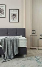 Boxspring Vida 160x200 antraciet, Huis en Inrichting, Verzenden, Nieuw, Overige kleuren, Modern