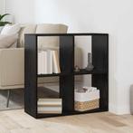 vidaXL Boekenkast Zwart eiken 69.5 x 29 x 69.5 cm Bewerkt, Minder dan 50 cm, Verzenden, Nieuw, Minder dan 100 cm