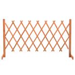 vidaXL Tuinlatwerk 150x80 cm massief vurenhout oranje, Tuin en Terras, Schuttingen, Verzenden, Nieuw, Hout, Minder dan 1 meter