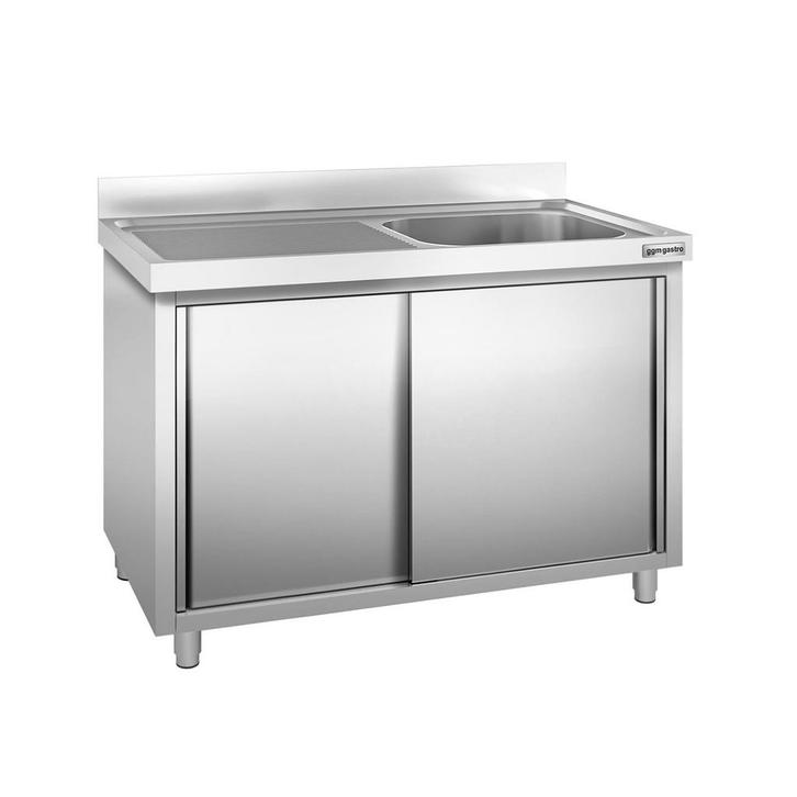 GGM Gastro | Spoelkast PREMIUM - 1400x700mm - met 1 spoelbak, Zakelijke goederen, Horeca | Keukenapparatuur, Nieuw in verpakking