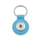Fako Bijoux® - Sleutelhanger Voor Click Buttons - Leder Rond, Verzenden, Nieuw