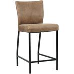 Leren barkruk Revolt laag - Vintage Brown (bruin) - Poten, Huis en Inrichting, Barkrukken, Nieuw, Leer, Ophalen of Verzenden, 90 cm of meer