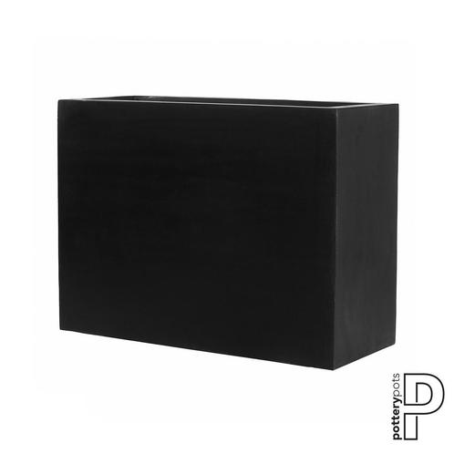 Plantenbak Jort - Zwart (L)95 x (B)38 x (H)72 cm - (L)95 x (, Tuin en Terras, Planten | Tuinplanten, Ophalen of Verzenden