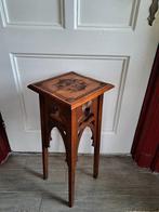 Bijzettafel - Kerfsnede - Hout - Plantentafel