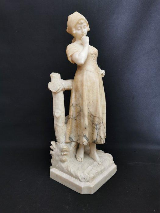 Cipriano Cipriani (19° sec) - sculptuur, Giovane donna alla, Antiek en Kunst, Antiek | Keramiek en Aardewerk