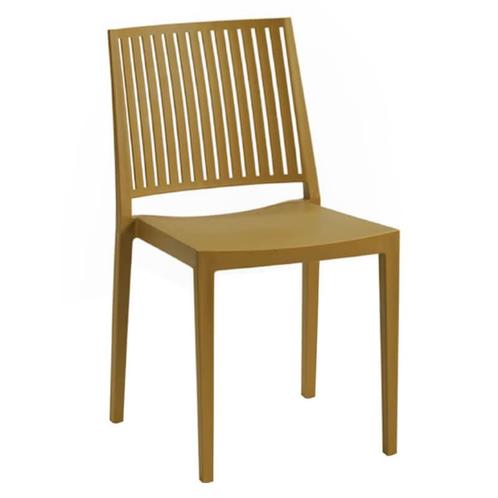 Stoel | EVORA | Kunststof | Camel | In-/Outdoor | Stapelbaar, Zakelijke goederen, Horeca | Keukenapparatuur, Nieuw in verpakking