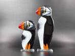 Studio Habrat - Beeldje - Puffin (2) - fusing, Antiek en Kunst, Antiek | Glas en Kristal