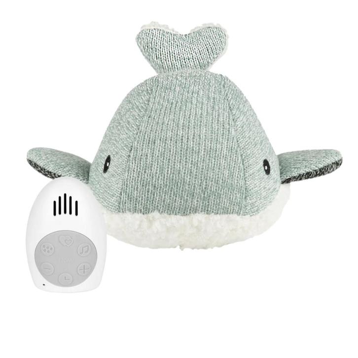 Groene knuffelwalvis Moby met hartslagfunctie voor baby’s, Kinderen en Baby's, Speelgoed | Knuffels en Pluche, Nieuw, Ophalen of Verzenden