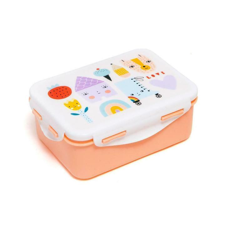 Petit Monkey Lunchbox Skate & House | SALE, Diversen, Schoolbenodigdheden, Nieuw, Ophalen of Verzenden