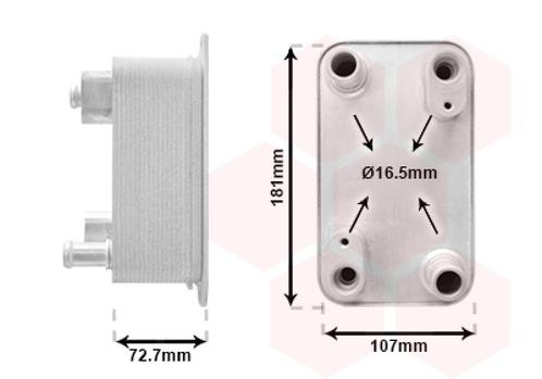 OLIEKOELER VOOR AUDI A8 D3 2002-2006 4E0317021E, Auto diversen, Auto-accessoires, Nieuw, Ophalen of Verzenden