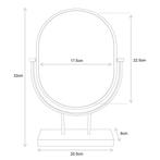 VT Wonen Mirror Oval On Stand 20.5x32 cm Gold | Spiegel op s, Ophalen of Verzenden, Nieuw