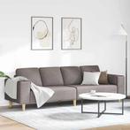 vidaXL Bankstel Taupe Stof, Huis en Inrichting, Banken | Bankstellen, Verzenden, Nieuw, Stof, Minder dan 150 cm