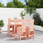 vidaXL 5-delige Tuinset massief douglashout, Verzenden, Nieuw, 5 zitplaatsen, Tuinset