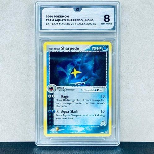 Pokémon Graded card - Team Aquas Sharpedo holo #5 - Pokémon, Hobby en Vrije tijd, Verzamelkaartspellen | Pokémon