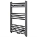 Grijze Handdoekradiator 500x764 - Tweedekansje - Badkamer..., Doe-het-zelf en Verbouw, Verwarming en Radiatoren, Radiator, Nieuw