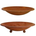 Patina sierschaal rond voor beplanting | Bloemenschaal in ve, Huis en Inrichting, Woonaccessoires | Wanddecoraties, Verzenden