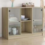 vidaXL Dressoir 102x37x75,5 cm bewerkt hout sonoma, Minder dan 50 cm, Verzenden, Nieuw, Minder dan 25 cm