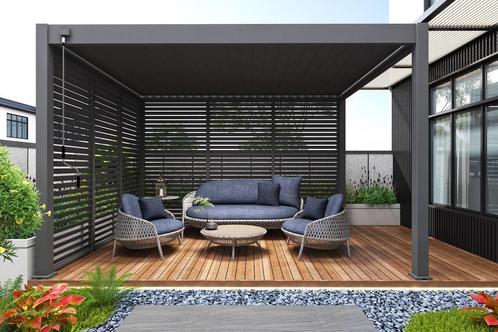 Overkapping Toronto | Aluminium | Vrijstaand 300 x 400 x 2.., Tuin en Terras, Overkappingen, Nieuw, Verzenden