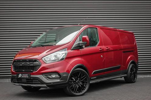 Ford Transit Custom 2.0 TDCI L2H1 TRAIL 170PK 6-BAK / NAVIGA, Auto's, Bestelauto's, Dealer onderhouden, Lease, Zwart, Handgeschakeld