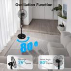Aigostar Statiefventilator - Ventilator Staand - Verstelbaar, Verzenden, Nieuw