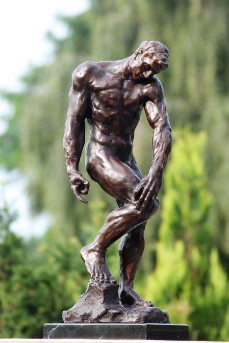 Beeld, adam de schepper - 56 cm - Brons, Antiek en Kunst, Curiosa en Brocante