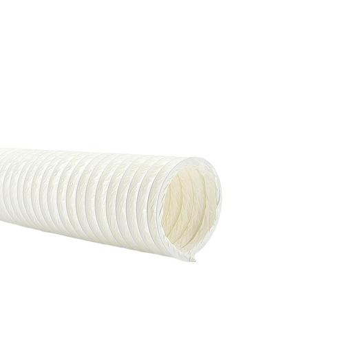 Flexibele slang WIT PVC - Ø125 - lengte 6 meter, Doe-het-zelf en Verbouw, Ventilatie en Afzuiging, Nieuw, Verzenden