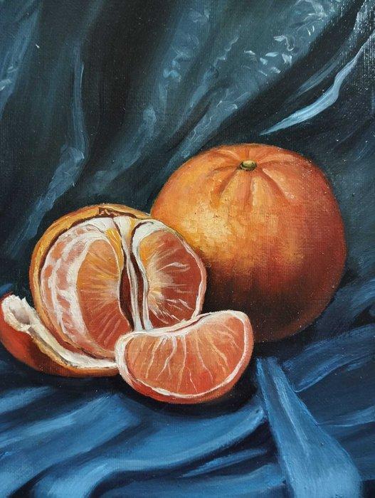 Franco Bencivenga (1953) - Arance, Antiek en Kunst, Kunst | Schilderijen | Klassiek