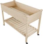 2dekans | Verhoogde Plantenbak Freya - Met wielen, Tuin en Terras, Ophalen of Verzenden, Zo goed als nieuw