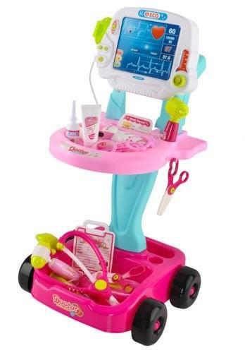 Doktersset met trolley roze / Medical play set roze, Kinderen en Baby's, Speelgoed | Overig, Nieuw, Ophalen of Verzenden