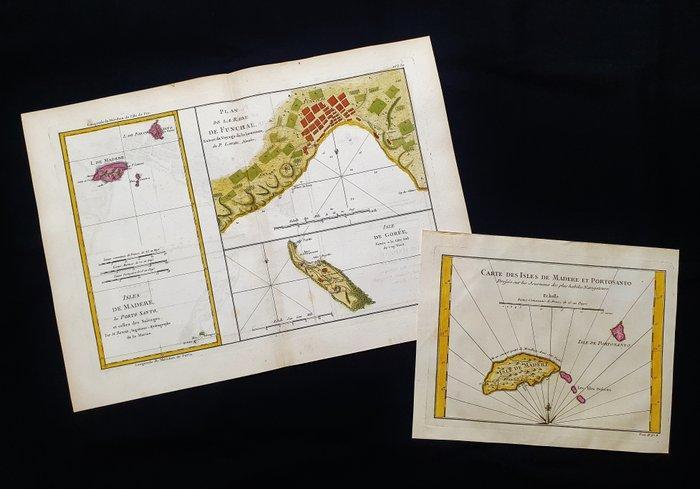 Europa - [LOT van 2] - Madera-eiland / Funchal / Portugal /, Boeken, Atlassen en Landkaarten