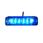 Bumper flitser - BLAUW - E keurmerk - R65 - 4 LED Compact, Ophalen of Verzenden