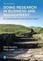9781292133522 Doing Research in Business and Management, Mark Saunders, Zo goed als nieuw, Verzenden