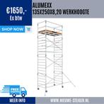 Alumexx 135x250x8,20 werkhoogte , gratis bezorging!, Verzenden, Nieuw, Rolsteiger of Kamersteiger, 5 meter of hoger