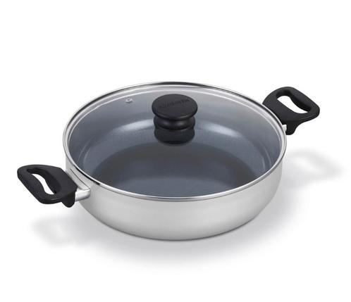 Brabantia INDU+ Hapjespan - Ø 28 cm -met deksel -Keramische, Witgoed en Apparatuur, Keukenmixers