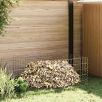 vidaXL Composteerder Grijs Staal, Tuin en Terras, Verzenden, Nieuw, IJzer