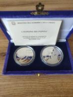 Italië. 5 Euro / 10 Euro 2003 LEuropa dei Popoli -, Postzegels en Munten, Munten | Europa | Euromunten