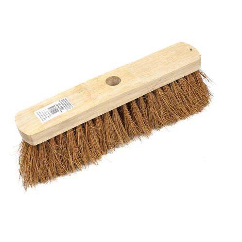 Benson Zaalbezem - Hout en Kokos - 40 cm - Zonder Bezemsteel, Tuin en Terras, Hand-tuingereedschap, Nieuw, Ophalen of Verzenden