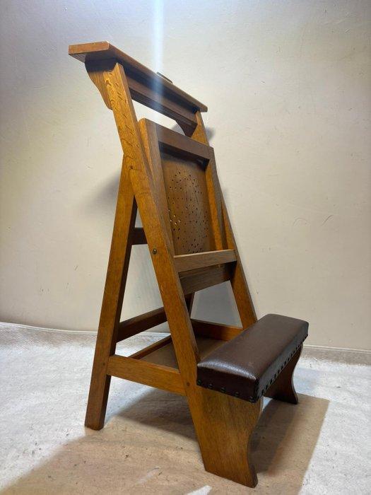 Stoel - Antieke Gotische Prie-Dieu - Hout, Antiek en Kunst, Antiek | Boeken en Bijbels