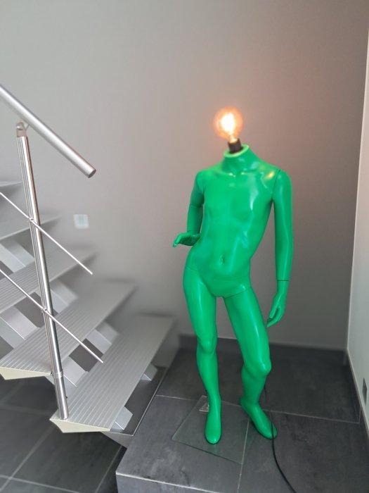 Hans Boodt - Mannequin - Unieke pop-art designlamp – Groene, Antiek en Kunst, Curiosa en Brocante