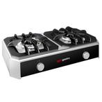 GGM Gastro | Gasfornuis - 7 kW - 2 branders | GKP800 |, Witgoed en Apparatuur, Fornuizen, Verzenden, Nieuw, Inbouw