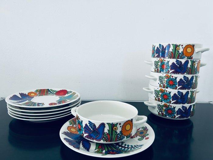 Villeroy & Boch - Christine Reuter - Soepkom (6) - Acapulco, Antiek en Kunst, Antiek | Meubels | Stoelen en Banken