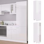 vidaXL Ombouwkast voor koelkast Lyon 60x57x207 cm bewerkt, Huis en Inrichting, Keuken | Keukenelementen, Verzenden, Nieuw, Wit